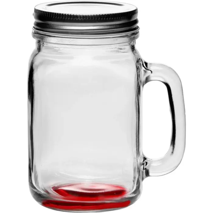 16 Oz. Personalized Libbey Mason Jars With Handles And Lids