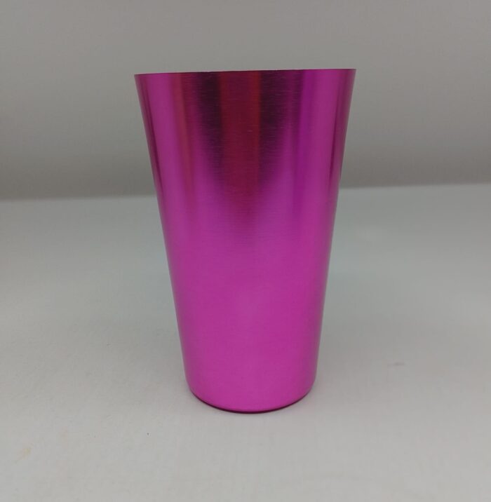 16Oz Imprinted Aluminum Mixing Glassesfuchsia 10293