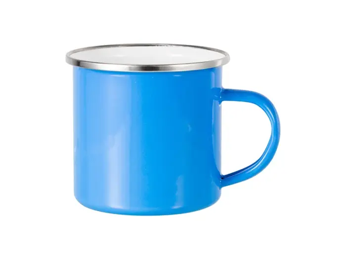 Enamel Mug 12Oz Flat Bottom