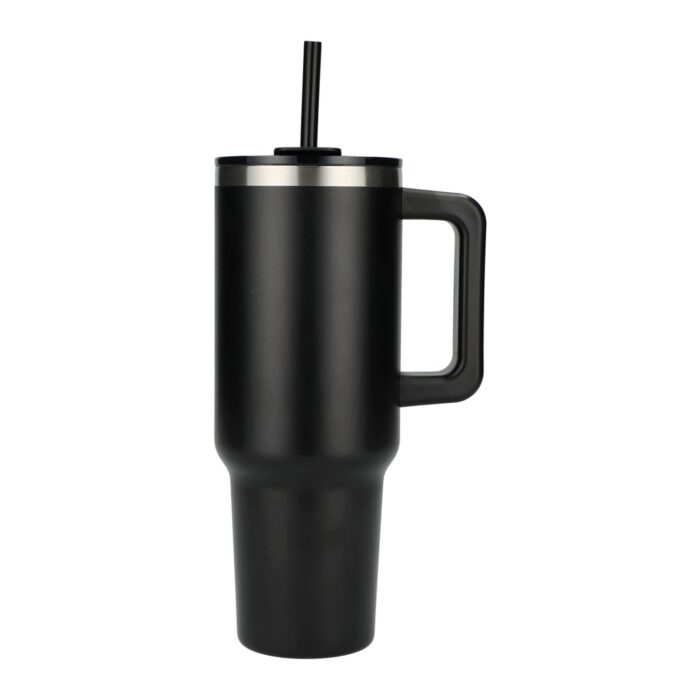 Pinnacle 40oz Vacuum Insulated Eco-Friendly Travel Tumbler With Straw