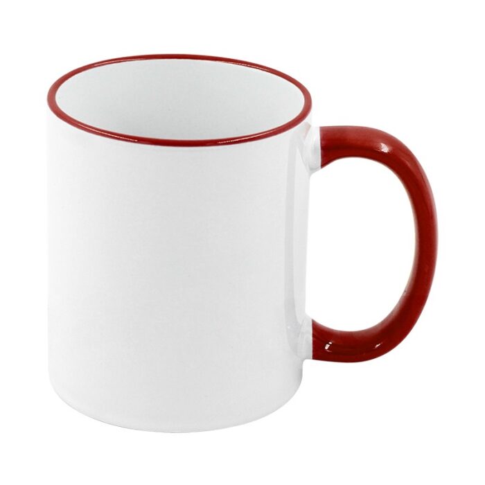 Sublimation Mug Rim  Handle 11Oz 36 Per Case