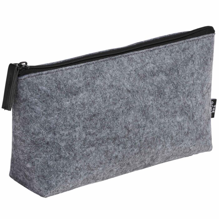 The Goods Recycled Felt Zippered Pouch